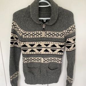 TNA full zip sweater